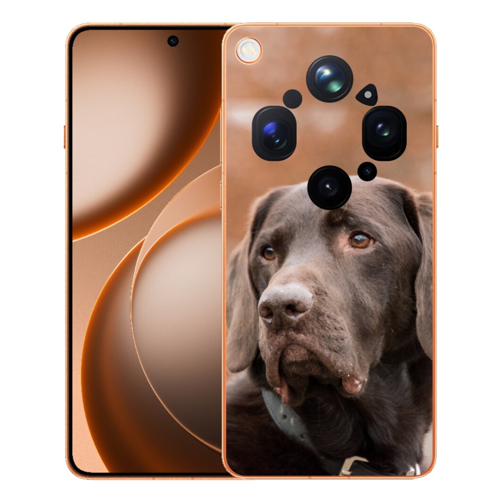 mmCase gél tok az Oppo Find X9 Ultra-hoz – barna labrador