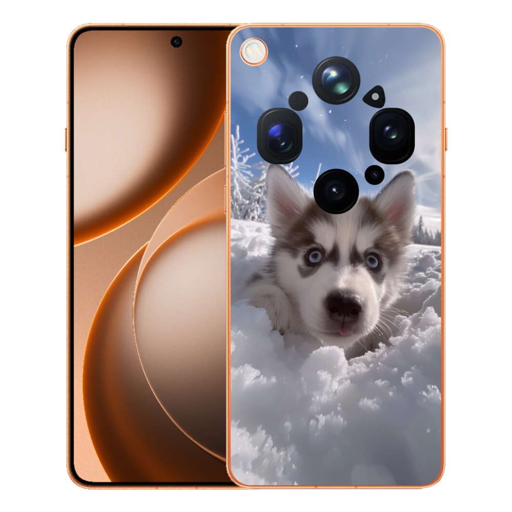 mmCase géltok az Oppo Find X9 Ultra-hoz – husky a hóban