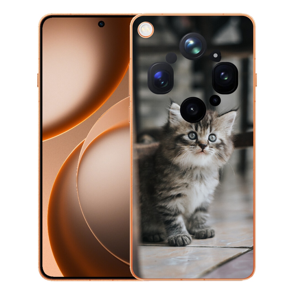 mmCase gél tok az Oppo Find X9 Ultra-hoz – cica