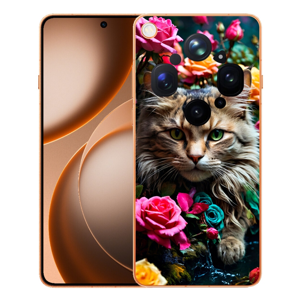 mmCase gélhuzat az Oppo Find X9 Ultra-hoz – macskás mintázat 2