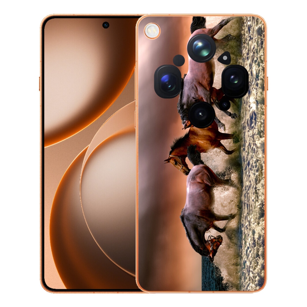 mmCase gél tok az Oppo Find X9 Ultra-hoz – lovak 1
