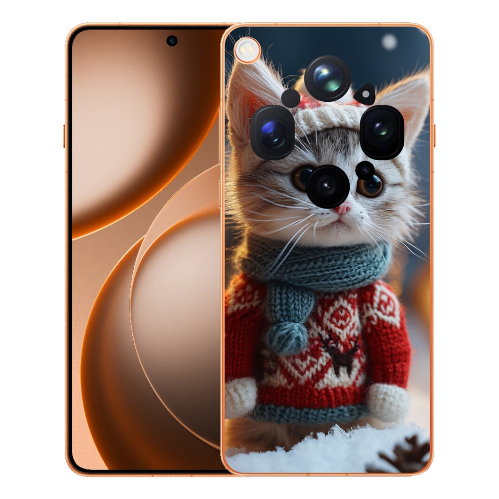 mmCase géltok az Oppo Find X9 Ultra-hoz – pulóveres cica