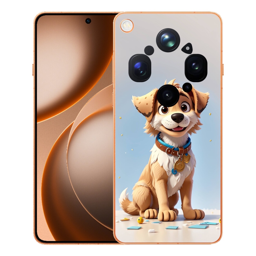 mmCase gél tok az Oppo Find X9 Ultra-hoz – rajzolt kiskutya