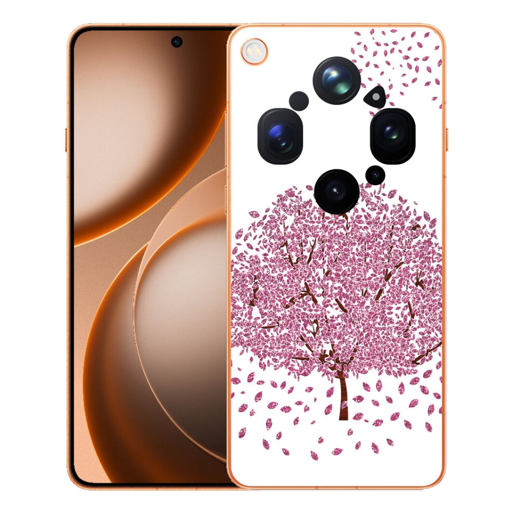 mmCase géltok az Oppo Find X9 Ultra-hoz – rajzolt fa levelekkel