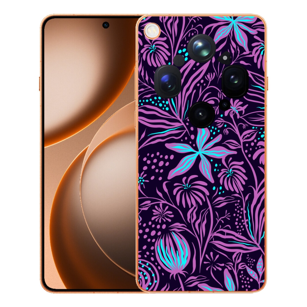 mmCase gél tok az Oppo Find X9 Ultra-hoz – virágok 2