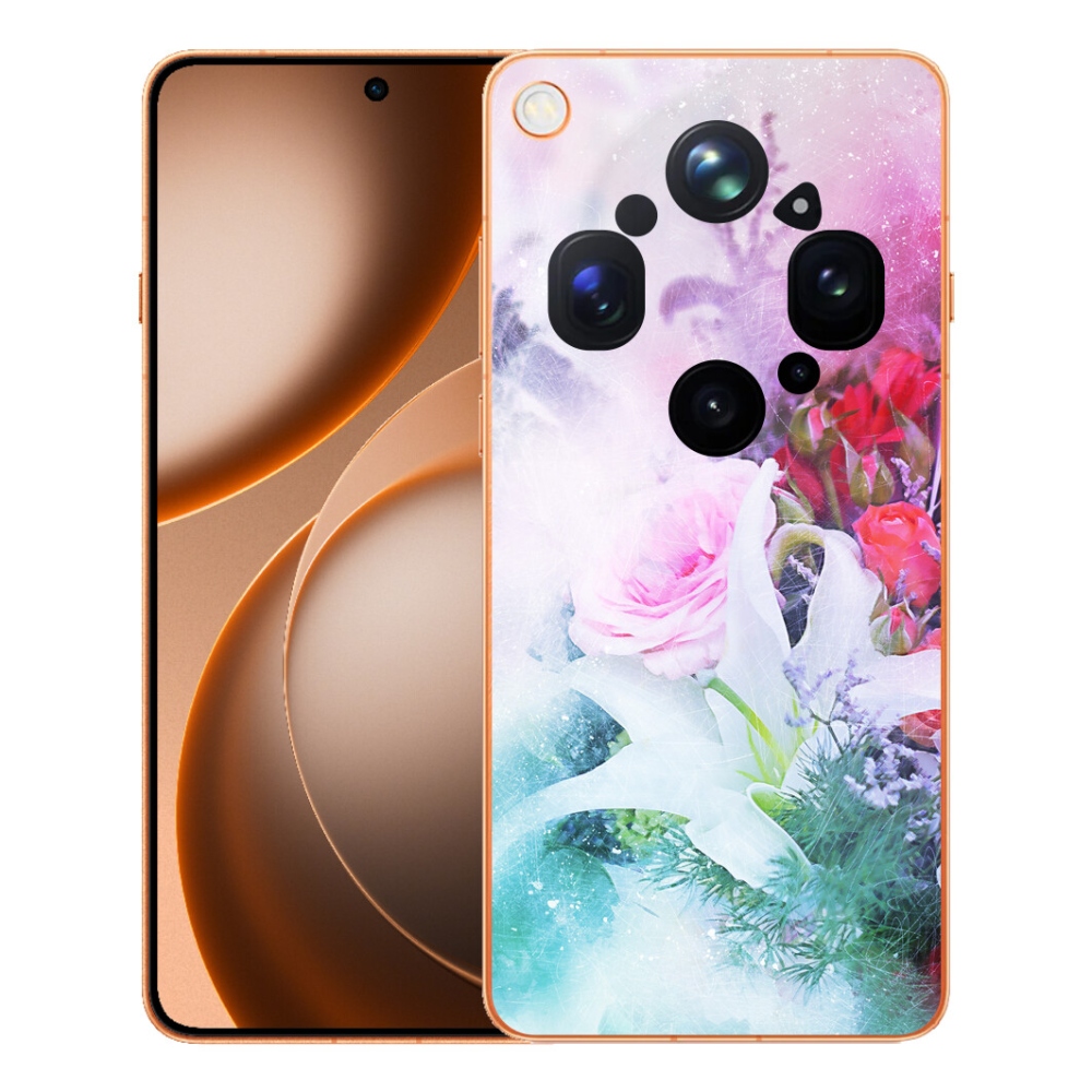 mmCase gél tok az Oppo Find X9 Ultra-hoz – virágok 4