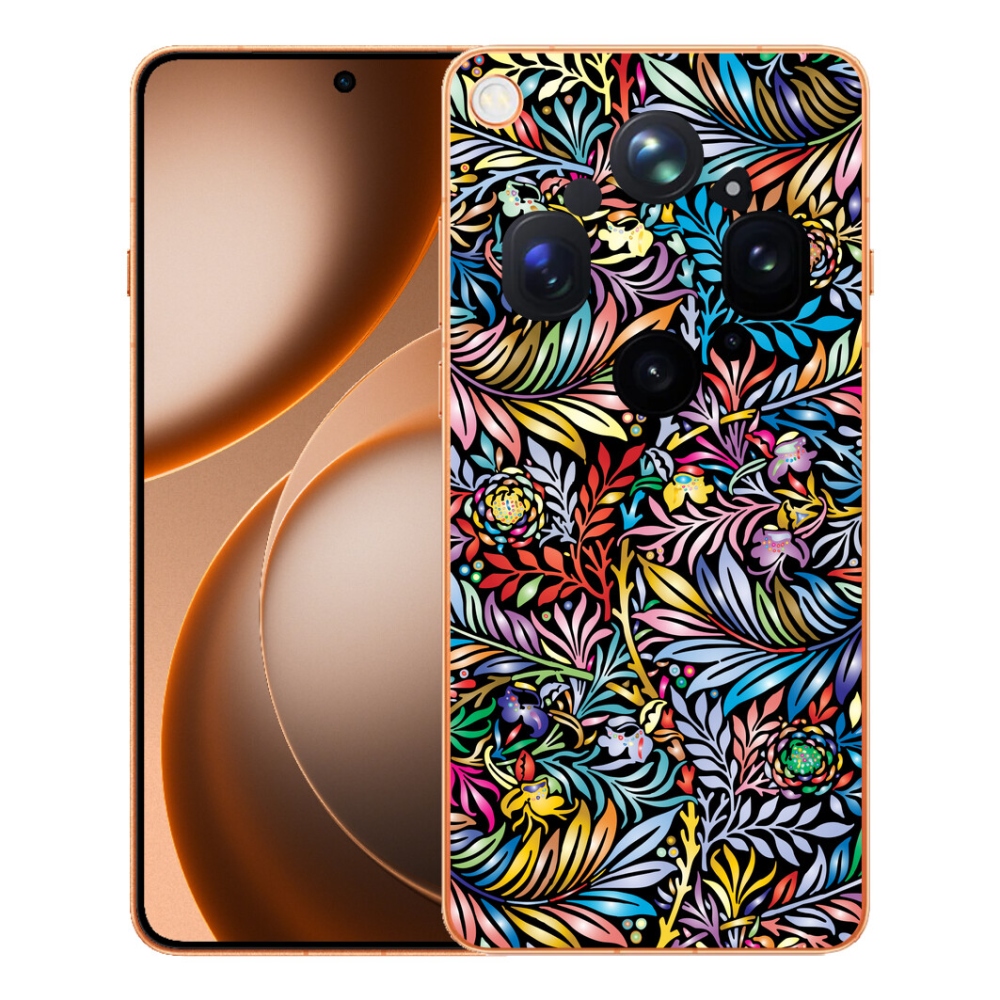 mmCase gél tok az Oppo Find X9 Ultra-hoz – virágok 5