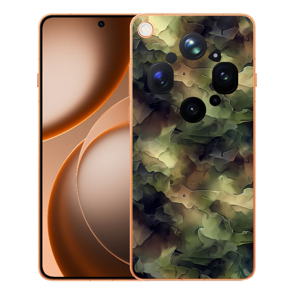 mmCase gél tok az Oppo Find X9 Ultra-hoz – kamuflázs mintás 10