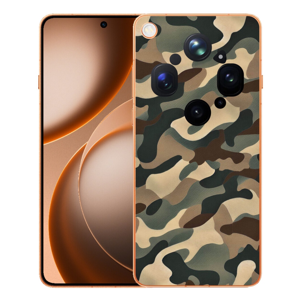 mmCase gél tok az Oppo Find X9 Ultra-hoz – kamuflázs mintás 11