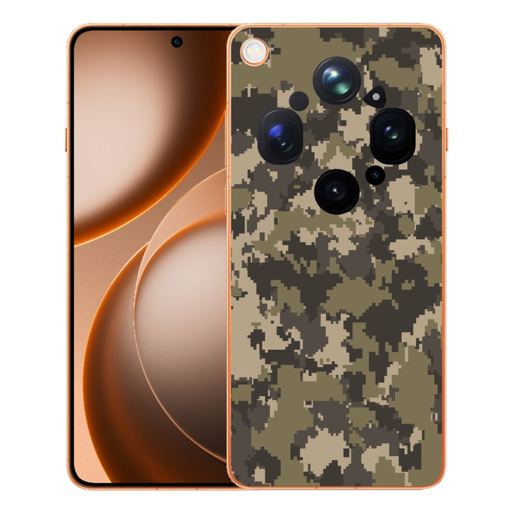 mmCase gél tok az Oppo Find X9 Ultra-hoz – kamuflázs mintás 12