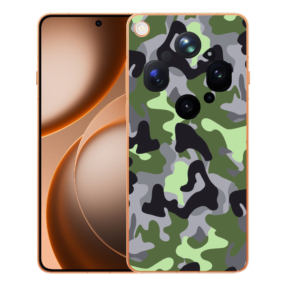 mmCase gél tok az Oppo Find X9 Ultra-hoz – kamuflázs mintás 7