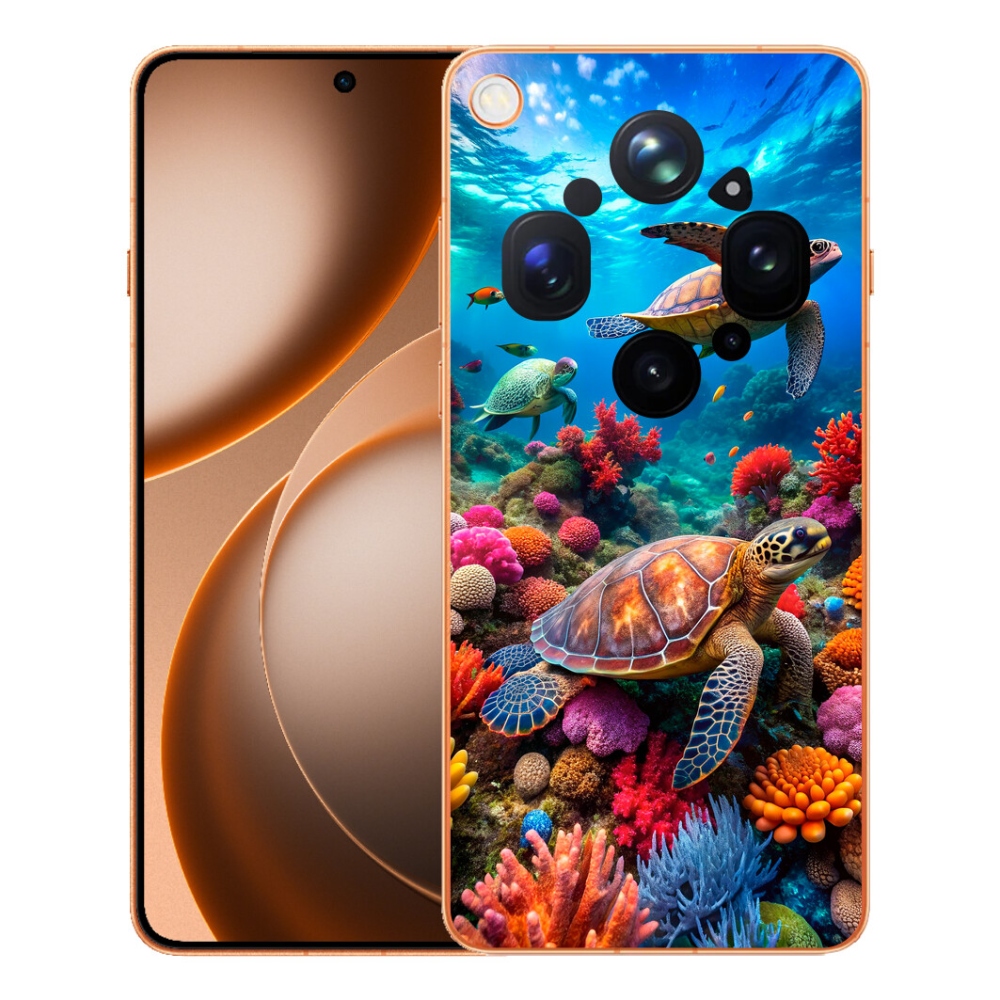 mmCase gélhuzat az Oppo Find X9 Ultra-hoz – Tengeri világ 2