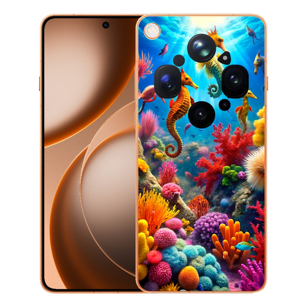 mmCase gélhuzat az Oppo Find X9 Ultra-hoz – Tengeri világ 3
