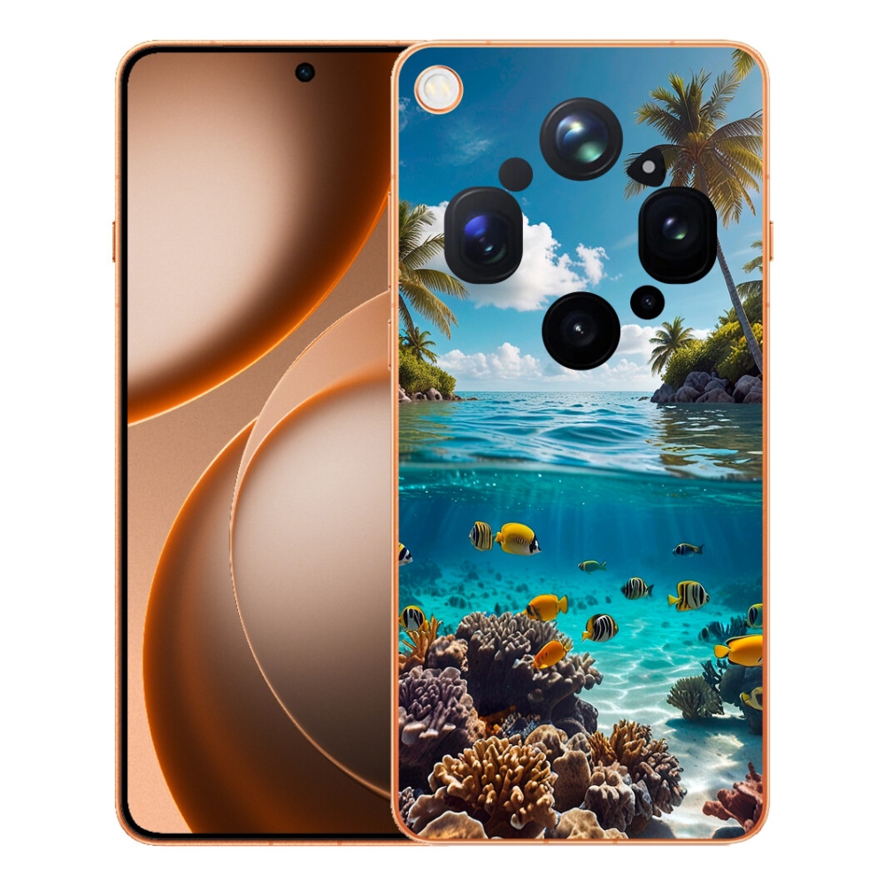 mmCase gélhuzat az Oppo Find X9 Ultra-hoz – Tengeri világ 4