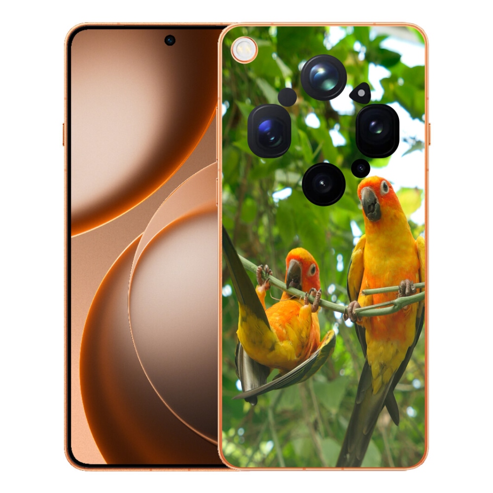 mmCase géltok az Oppo Find X9 Ultra-hoz – papagájok és aratingák