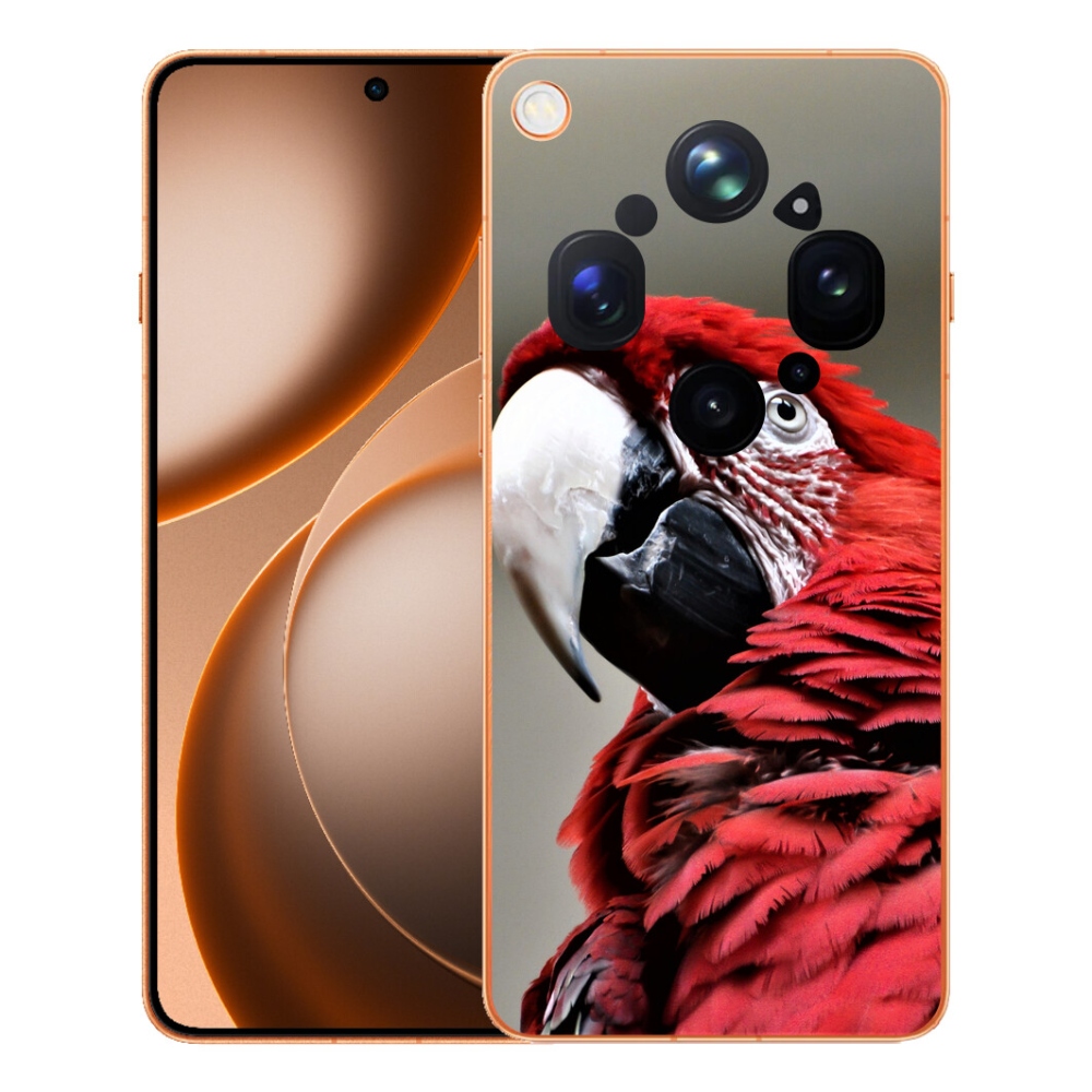 mmCase géltok az Oppo Find X9 Ultra-hoz – vörös ara papagáj