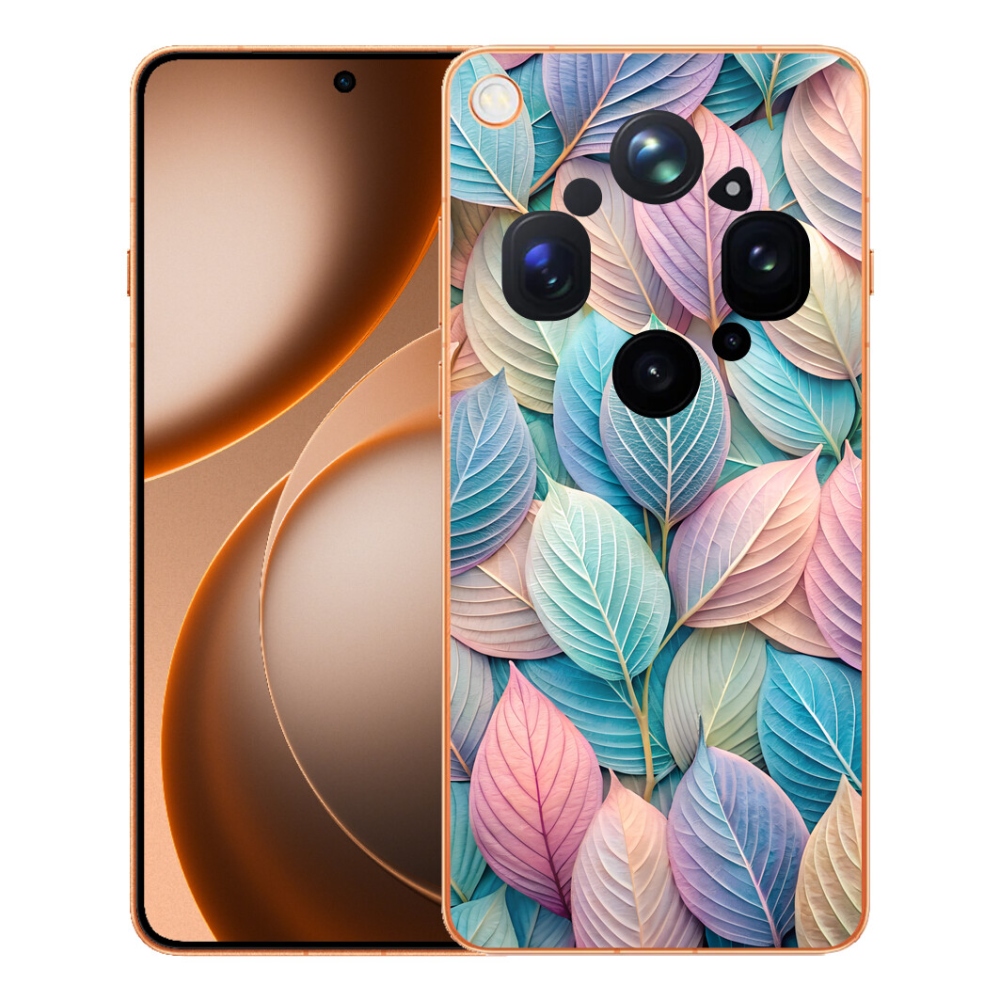mmCase géltok az Oppo Find X9 Ultra-hoz – pasztell levelek