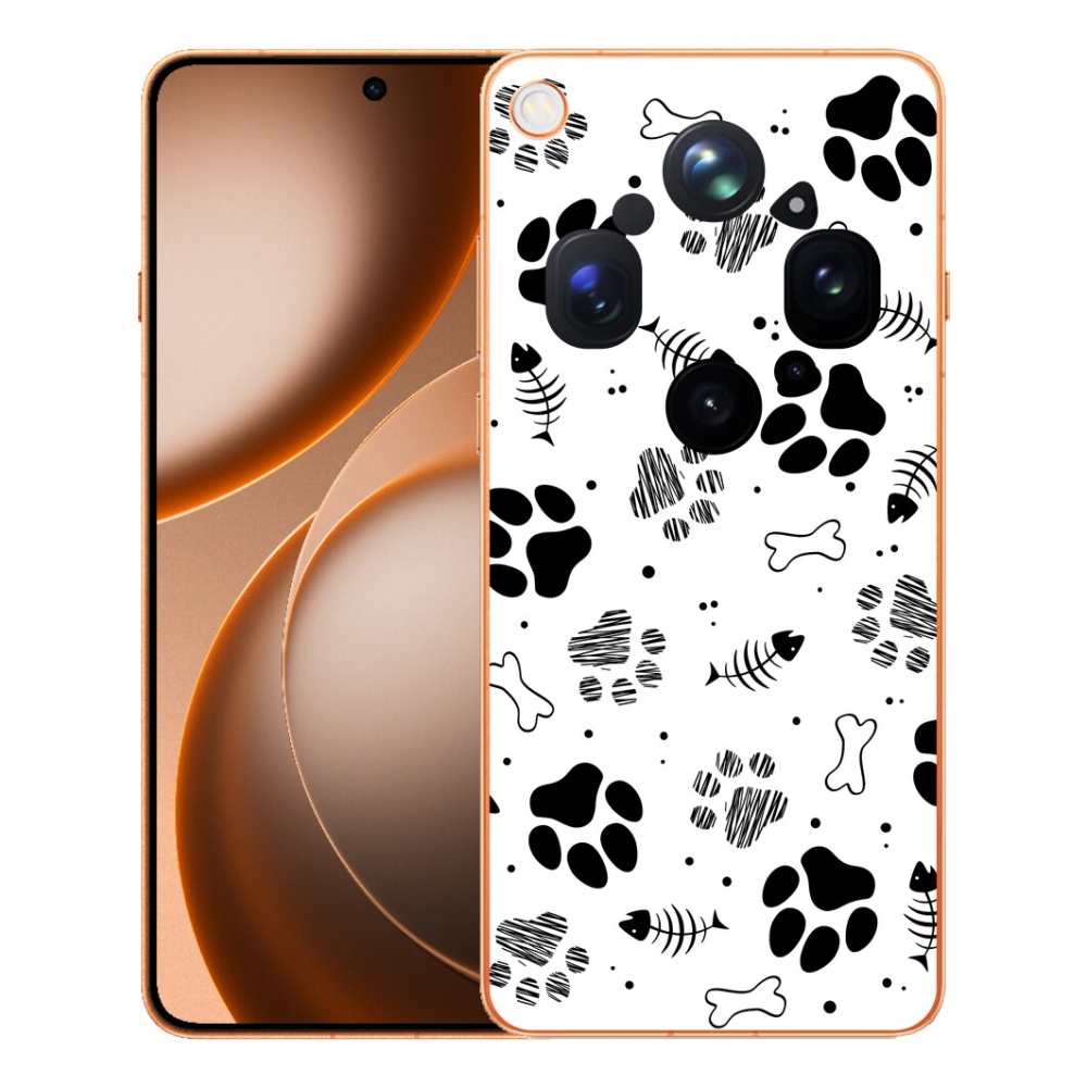 mmCase gél tok az Oppo Find X9 Ultra-hoz – kutyus mancsok 1