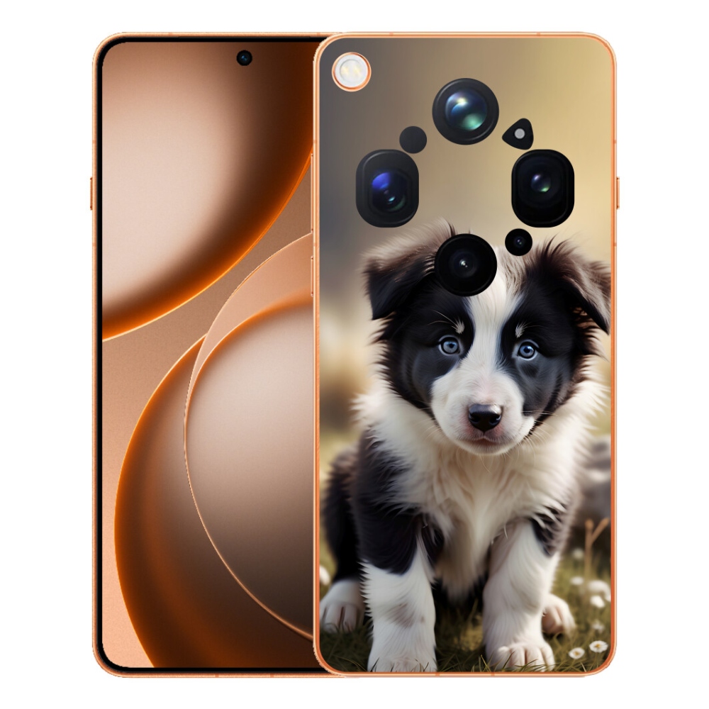 mmCase gél tok az Oppo Find X9 Ultra-hoz – aranyos border collie
