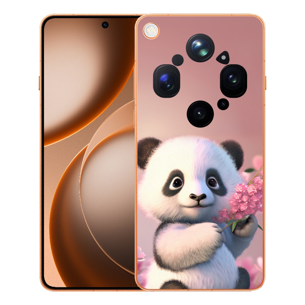 mmCase gél tok az Oppo Find X9 Ultra-hoz – aranyos panda