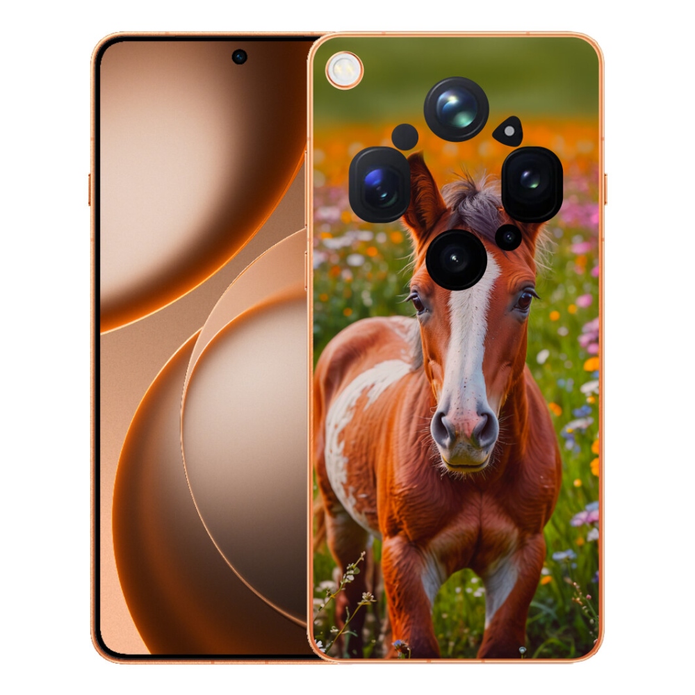 mmCase gél tok az Oppo Find X9 Ultra-hoz – aranyos csikó