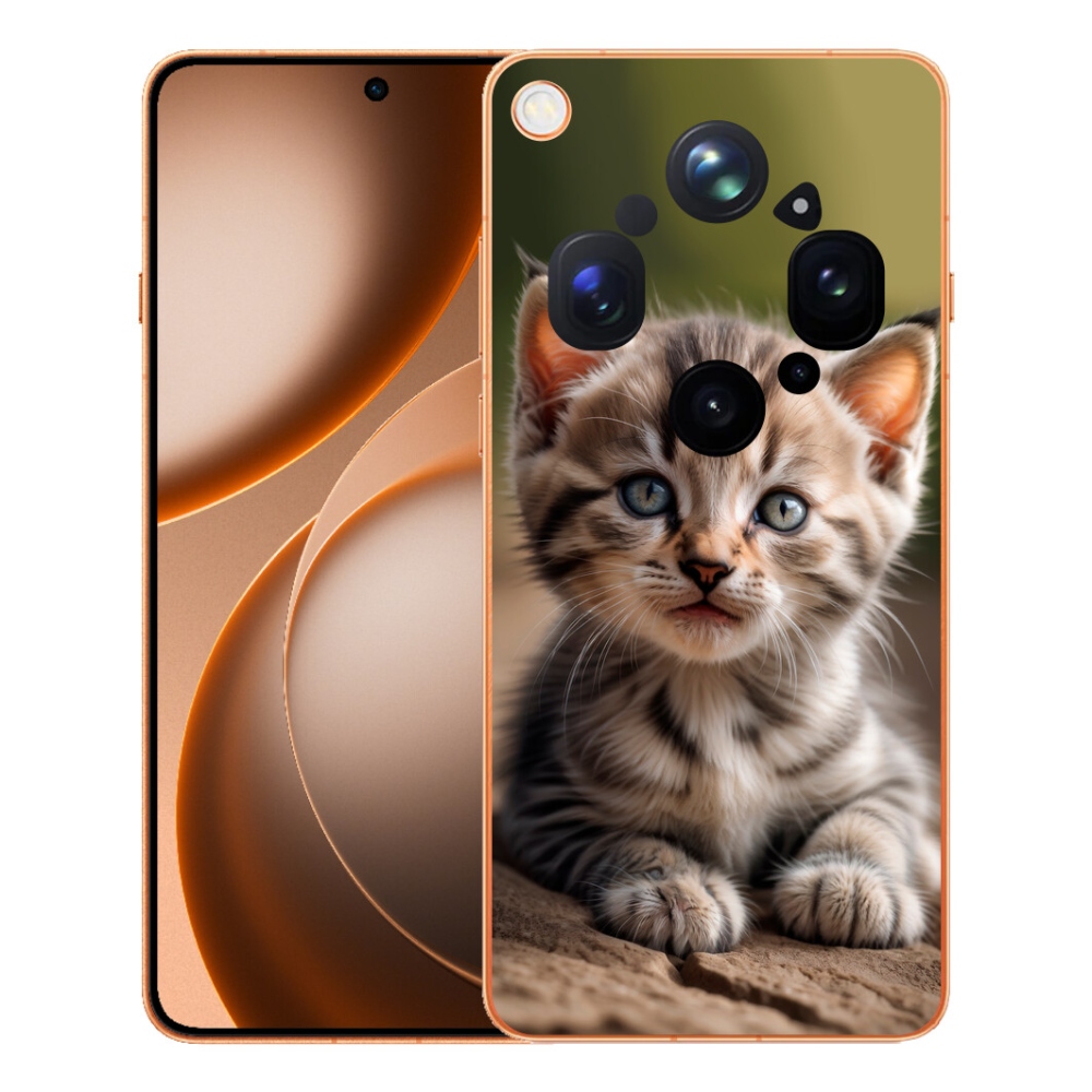 mmCase gél tok az Oppo Find X9 Ultra-hoz – aranyos cica 9