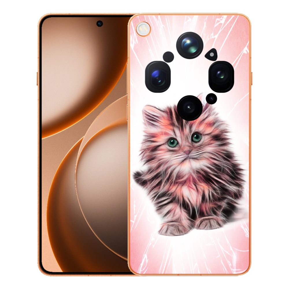 mmCase gél tok az Oppo Find X9 Ultra-hoz – aranyos cica