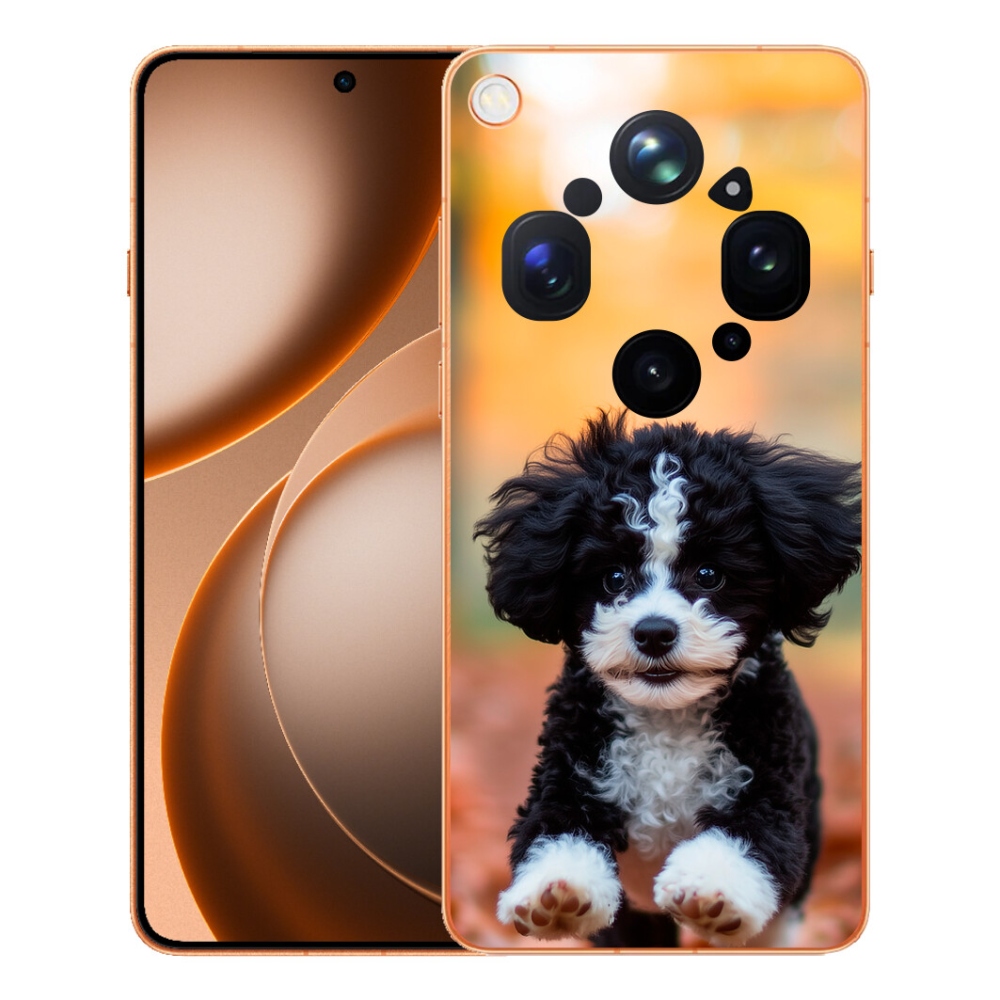 mmCase gél tok az Oppo Find X9 Ultra-hoz – aranyos kiskutya 2