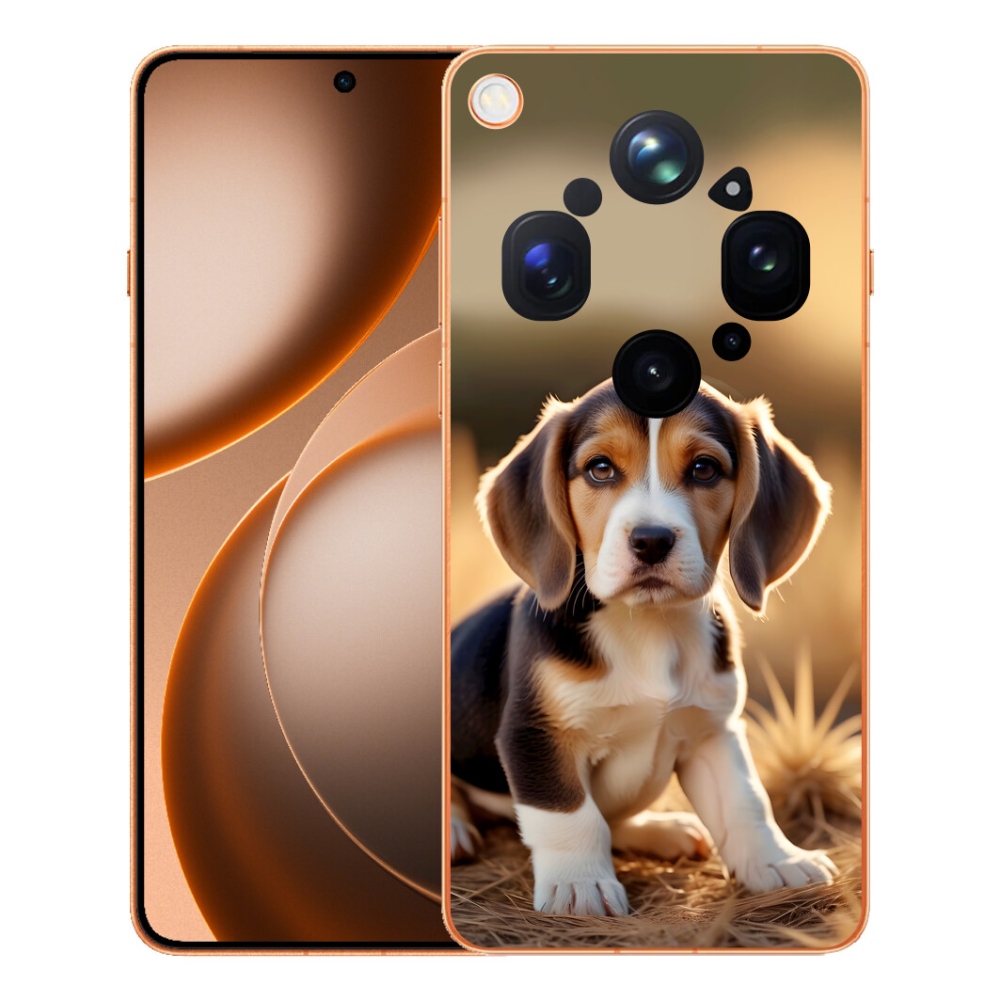 mmCase gél tok az Oppo Find X9 Ultra-hoz – aranyos beagle