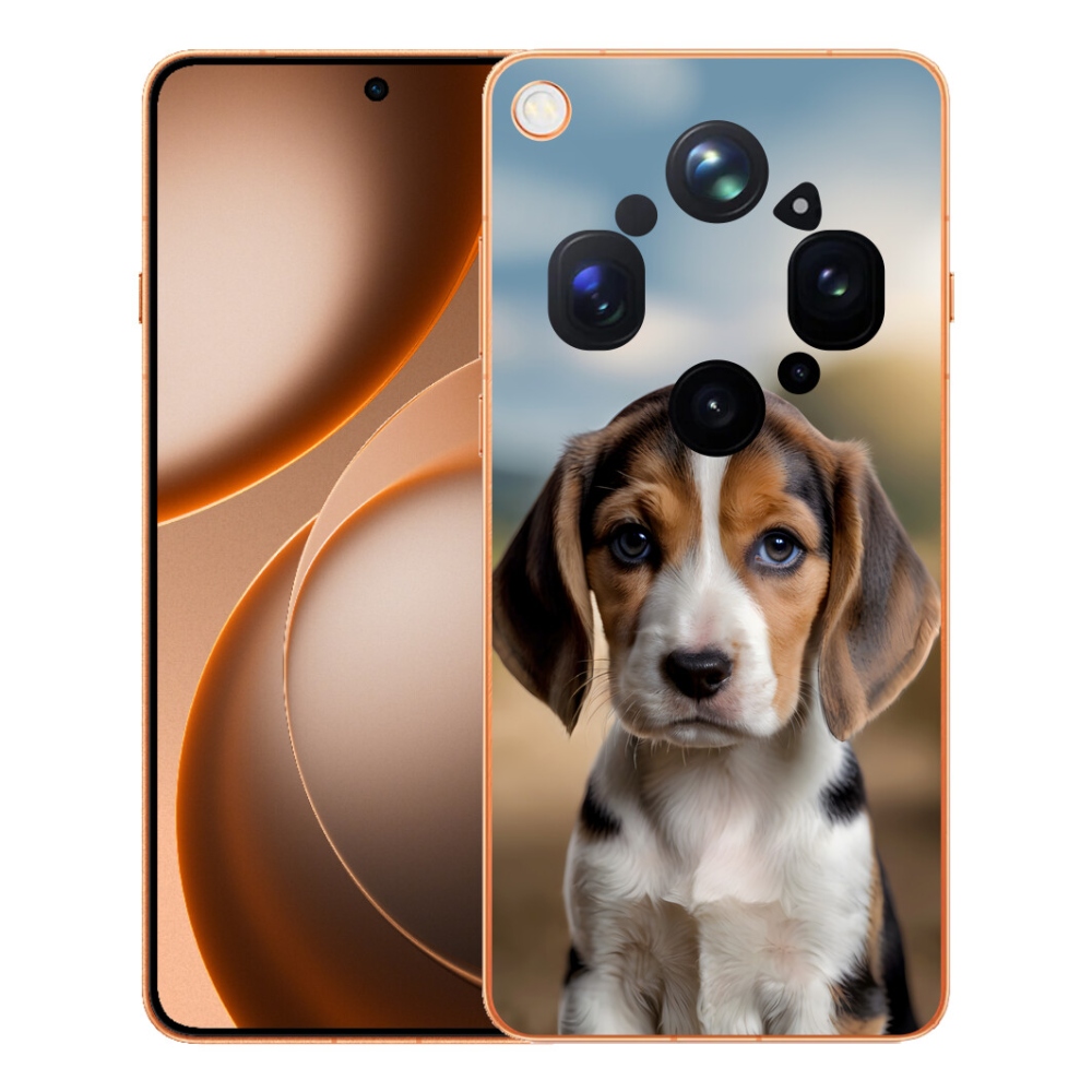 mmCase gél tok az Oppo Find X9 Ultra-hoz – aranyos beagle
