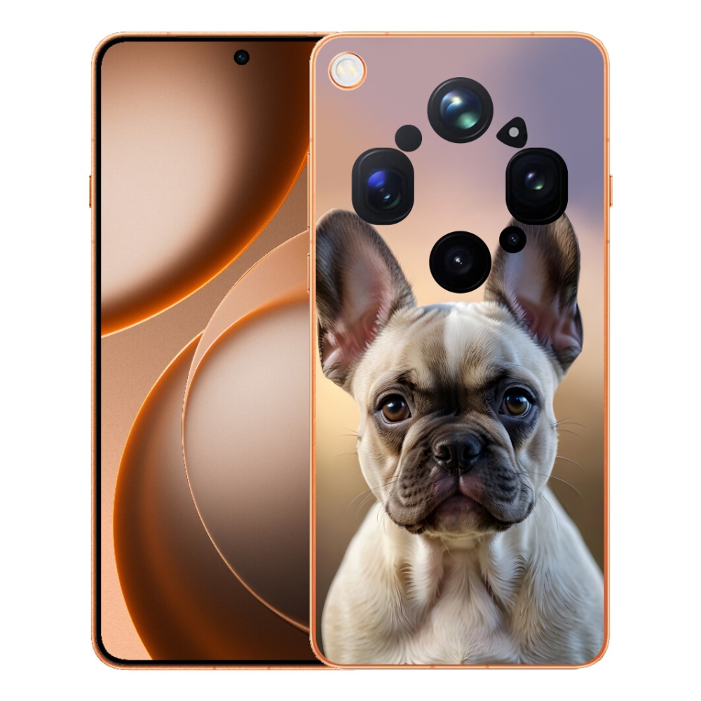 mmCase gél tok az Oppo Find X9 Ultra-hoz – aranyos francia buldog