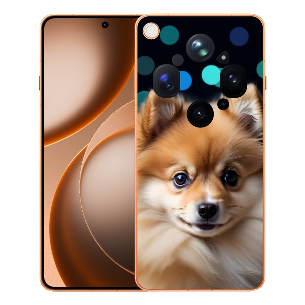 mmCase gél tok az Oppo Find X9 Ultra-hoz – aranyos pomerániai
