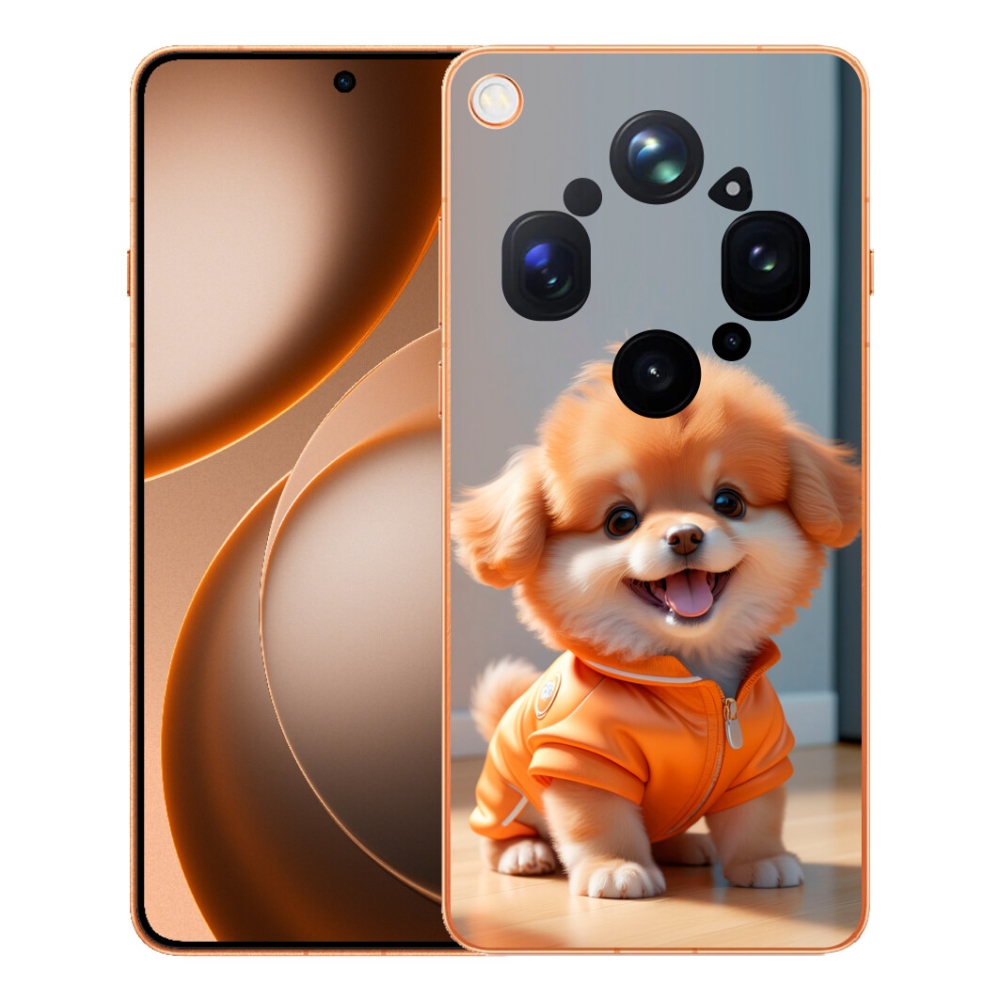 mmCase gél tok az Oppo Find X9 Ultra-hoz – aranyos pomerániai pulóverben