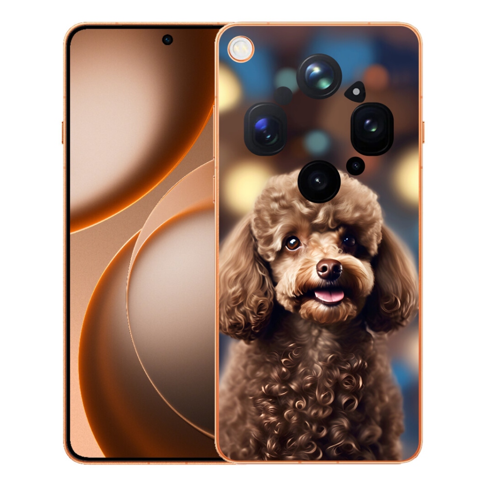 mmCase gél tok az Oppo Find X9 Ultra-hoz – aranyos pudli