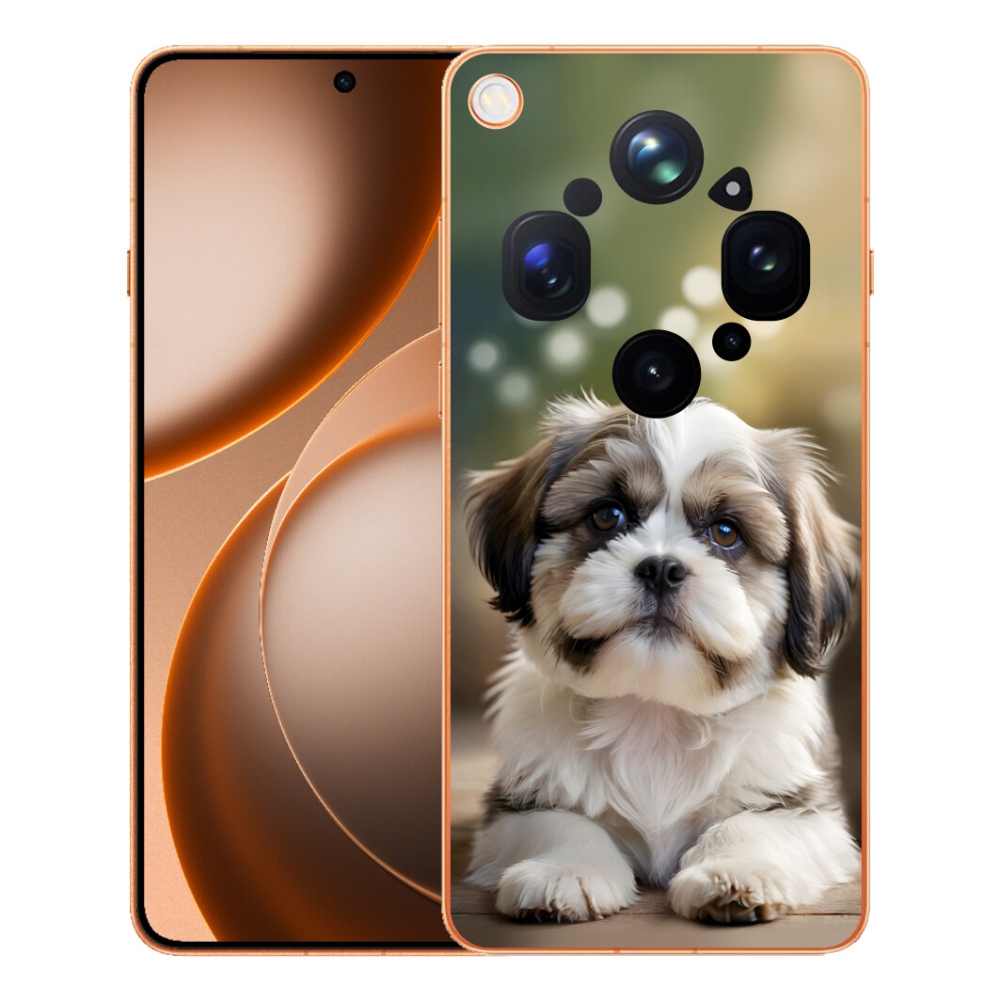 mmCase gél tok az Oppo Find X9 Ultra-hoz – aranyos shih-tzu