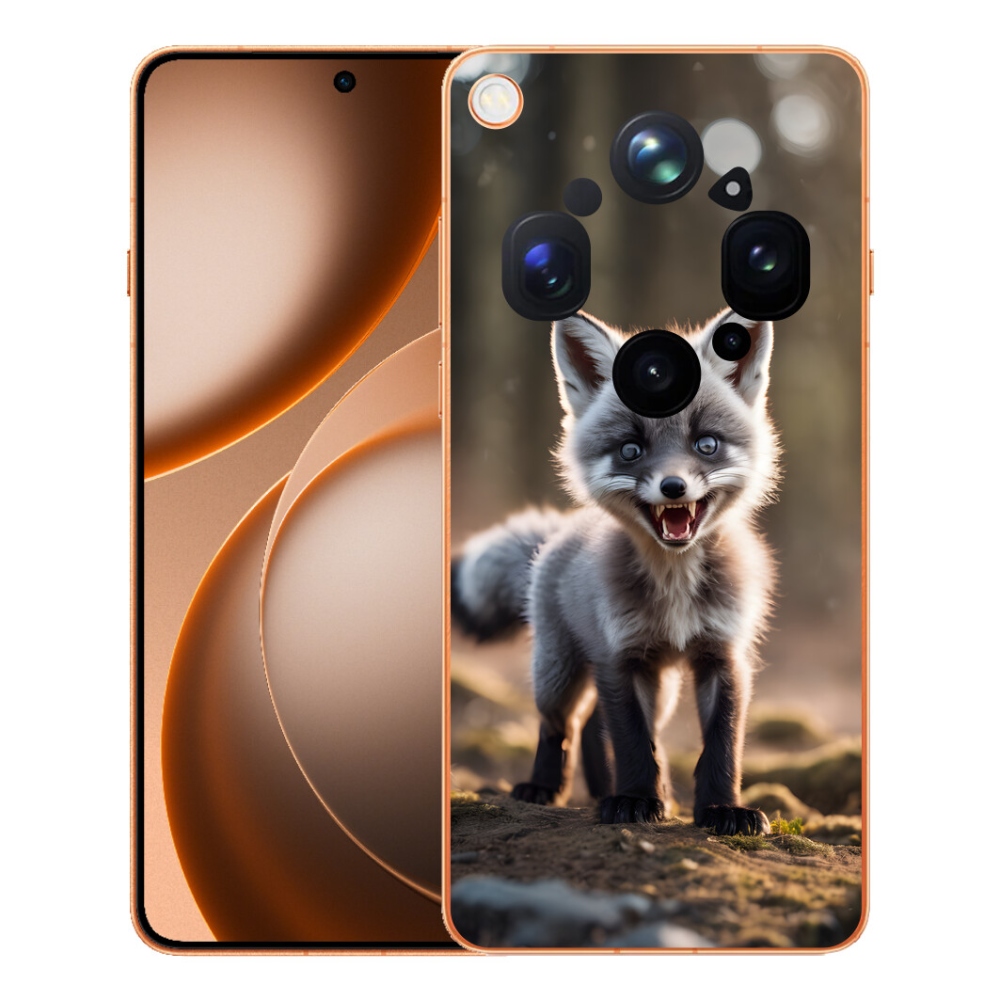 mmCase gél tok az Oppo Find X9 Ultra-hoz – dühös róka