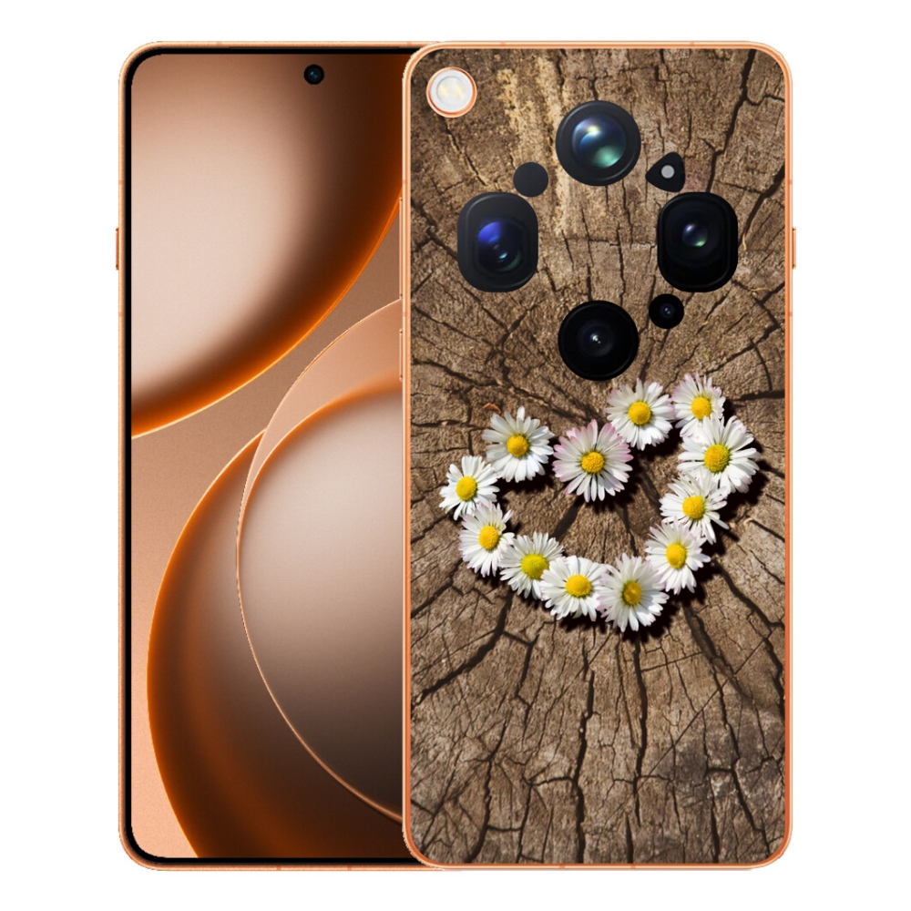 mmCase géltok az Oppo Find X9 Ultra-hoz – margaréta mintás