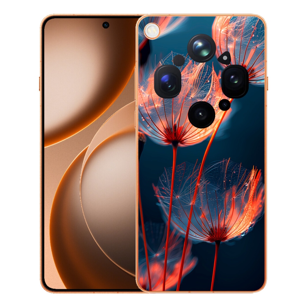 mmCase gél tok az Oppo Find X9 Ultra-hoz – világító szőrszálak