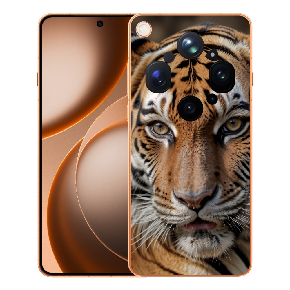 mmCase gél tok az Oppo Find X9 Ultra-hoz – tigrisminta
