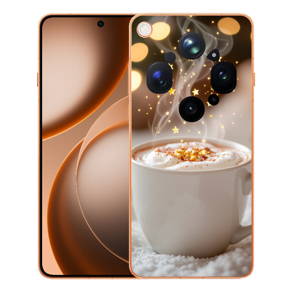mmCase gél tok az Oppo Find X9 Ultra-hoz – karácsonyi forró ital