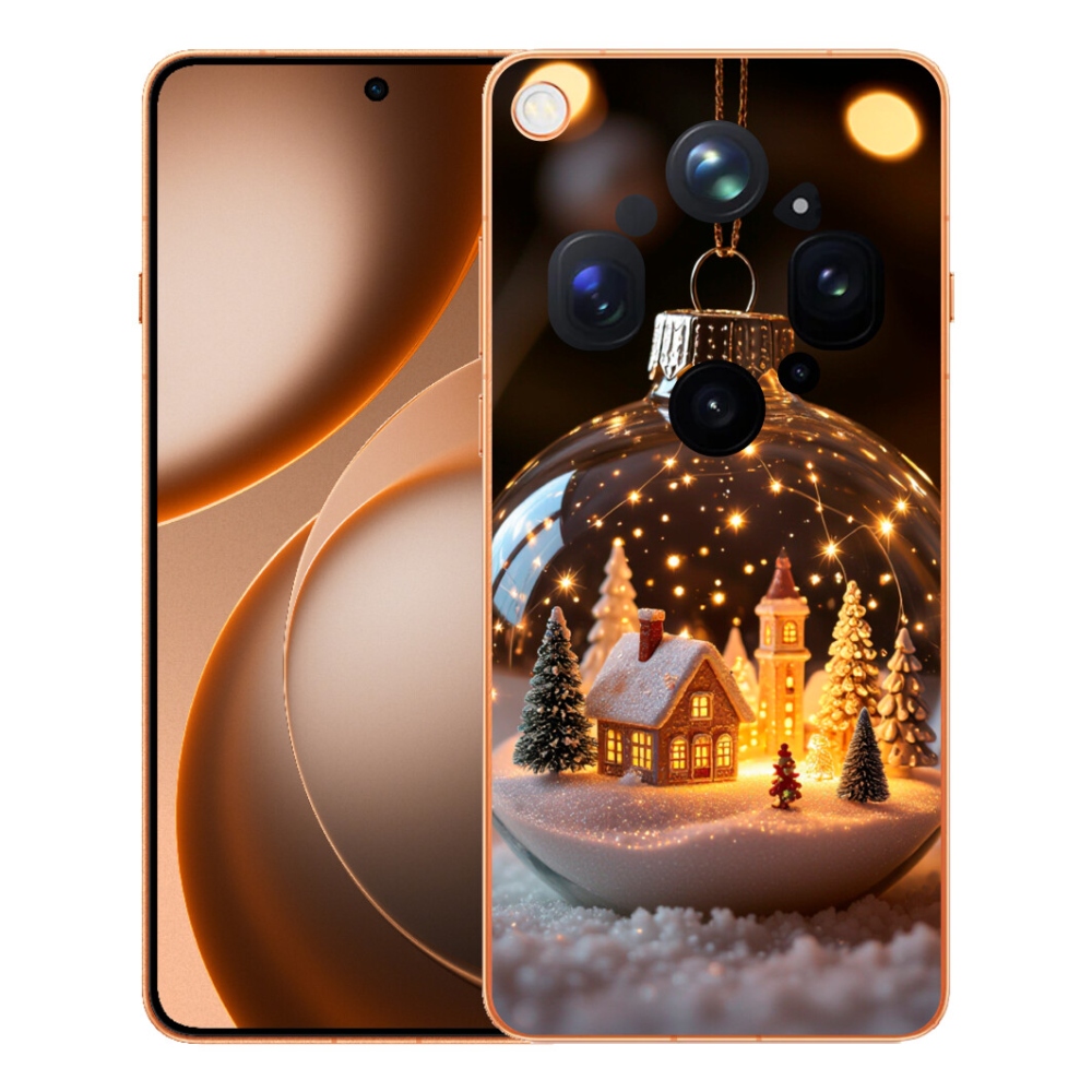 mmCase gél tok az Oppo Find X9 Ultra-hoz – karácsonyi gömb 3