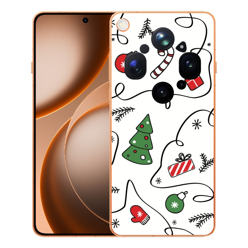 mmCase géltok az Oppo Find X9 Ultra-hoz – karácsonyi motívumokkal