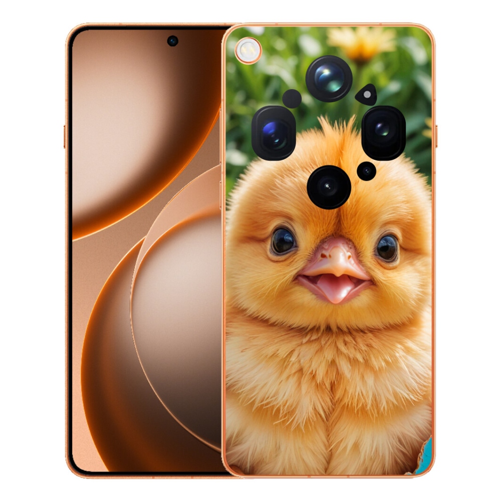 mmCase gél tok az Oppo Find X9 Ultra-hoz – vidám kiscsibe