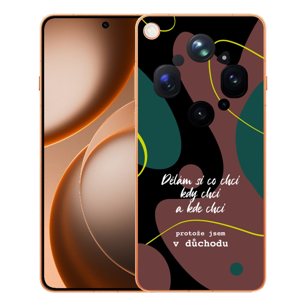 mmCase gél tok az Oppo Find X9 Ultra-hoz – vicces felirat, 10 fekete háttér