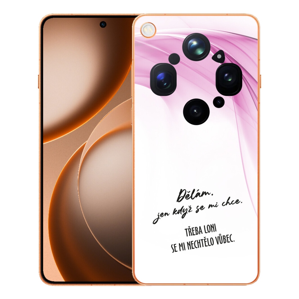 mmCase géltok az Oppo Find X9 Ultra-hoz – vicces felirat, 12, fehér háttér