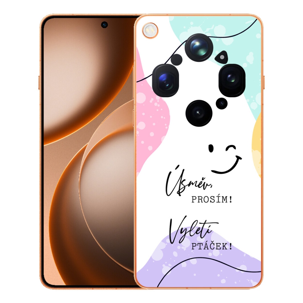 mmCase géltok az Oppo Find X9 Ultra-hoz – vicces felirat, 4 fehér háttér