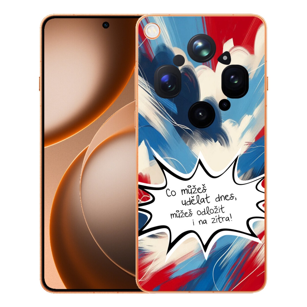 mmCase géltok az Oppo Find X9 Ultra-hoz – vicces felirat, 9, fehér háttér