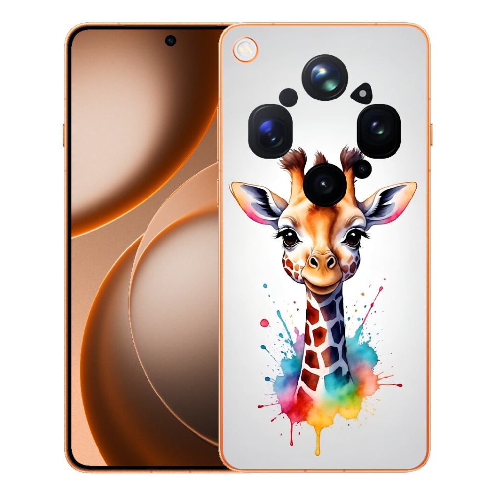 mmCase gél tok az Oppo Find X9 Ultra-hoz – zsiráf 1