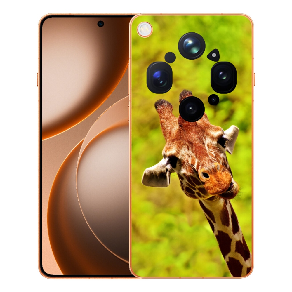 mmCase gélhuzat az Oppo Find X9 Ultra-hoz – zsiráf