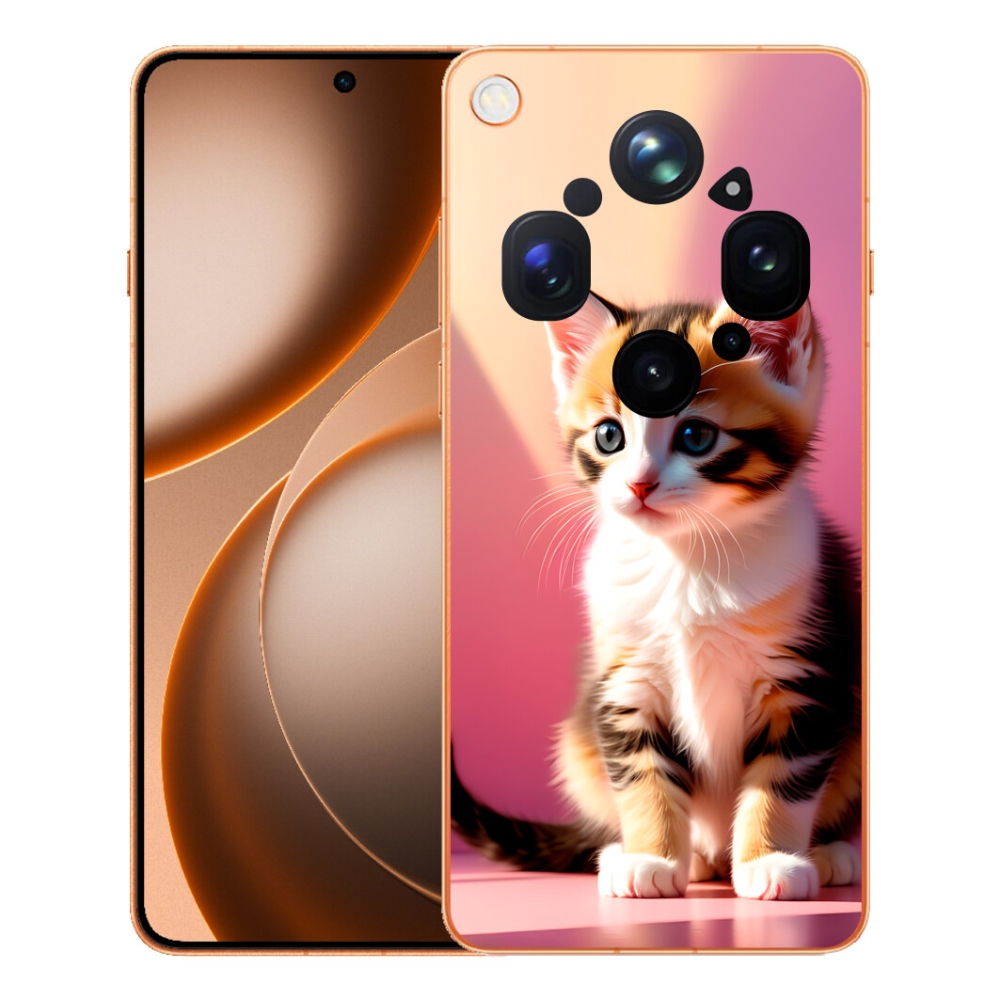 mmCase gél tok az Oppo Find X9 Ultra-hoz – kíváncsi cica 2